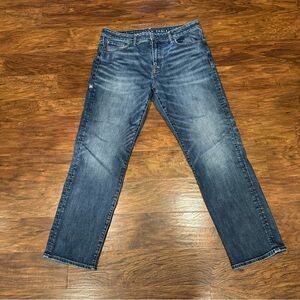 American Eagle Outfitters Dark Blue Straight Jeans